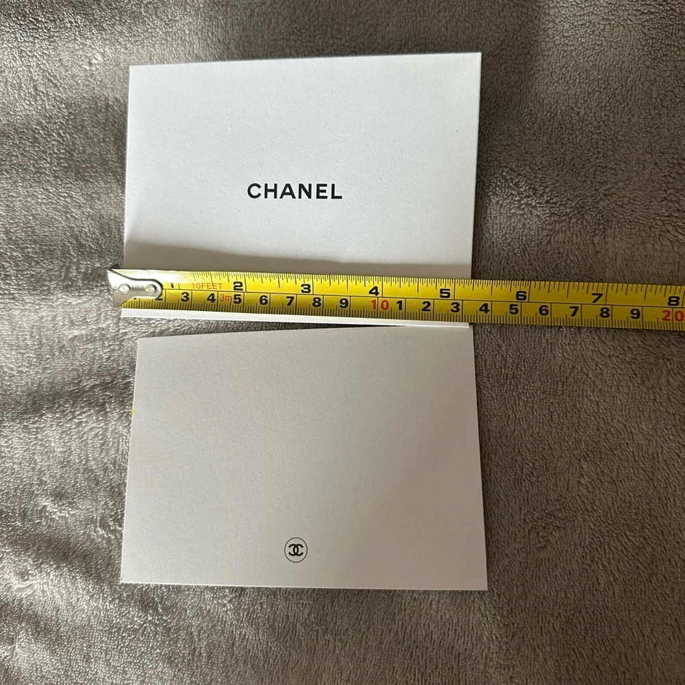 🆕Chanel White Note Gift Card and envelope new